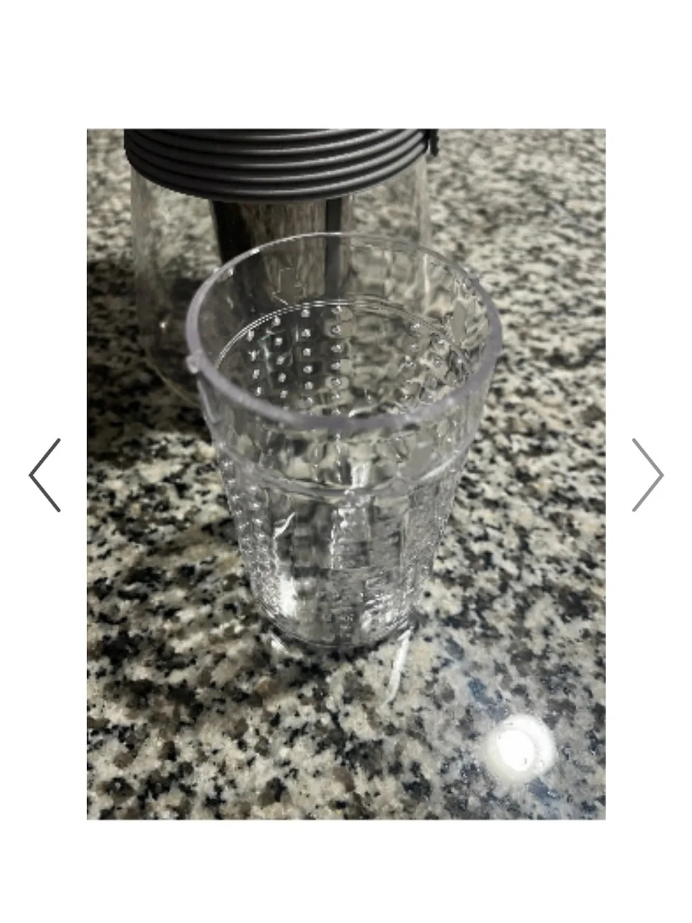 Pampered Chef Cold Brew Carafe with Dark Gray Silicone Grip